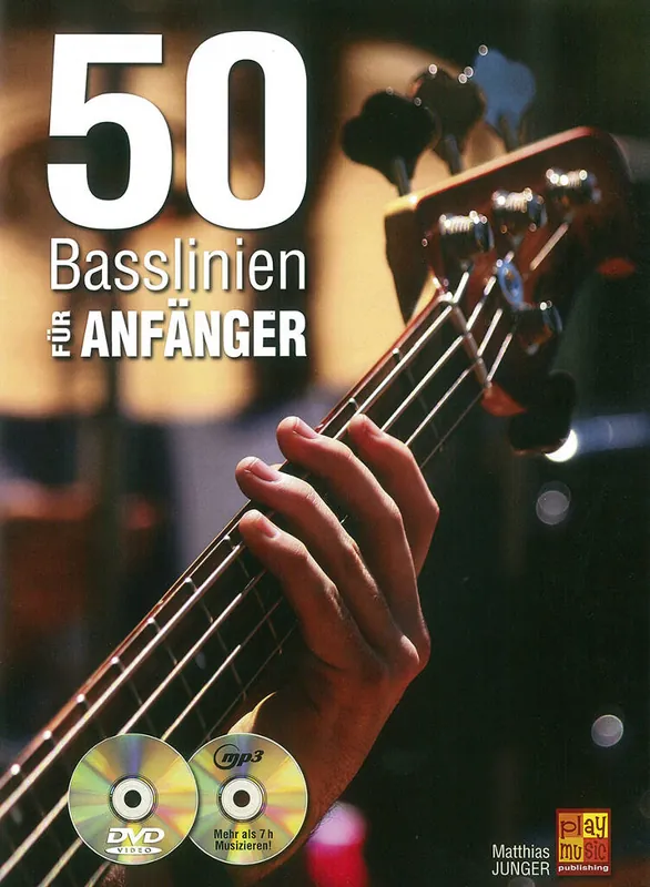 Super-Preis Junger 50 Basslinien für Anfänger + CD + DVD MG0296