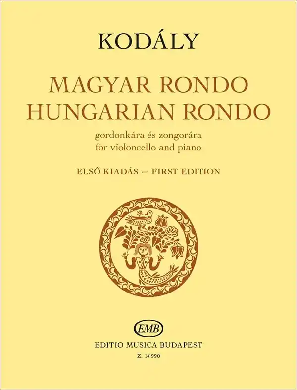 Abverkauf Kodaly Hungarian Rondo Violoncello Klavier EMB14990