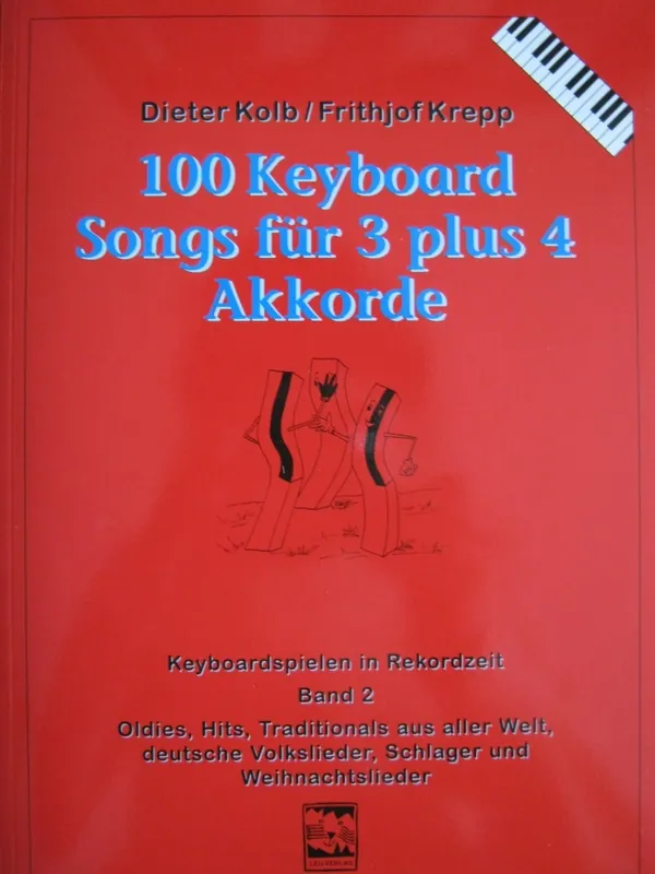 Gratis Versand Kolb 100 Keyboard Songs fuer 3 plus 4 Akkorde LEU54-2