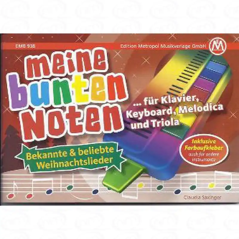 Meine bunten Noten Klavier Keyboard Melodica + Triola Highlight