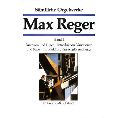 Reger Sämtliche Orgelwerke 1 EB8491 Preisknaller