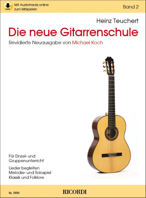 Teuchert Die neue Gitarrenschule 2 + Audio SY2953 Direktkauf