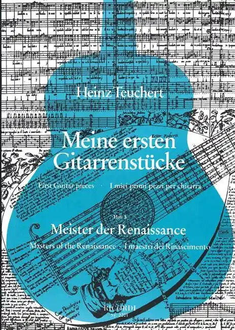 Teuchert Meine ersten Gitarrenstücke 3 Meister Renaissance SY2201 Günstig