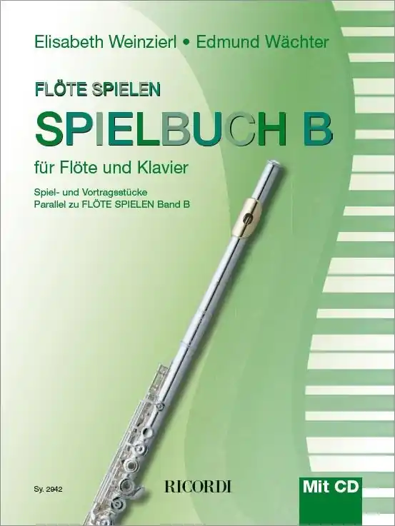 Neue Ware Weinzierl Flöte spielen Spielbuch B Klavier CD SY2942