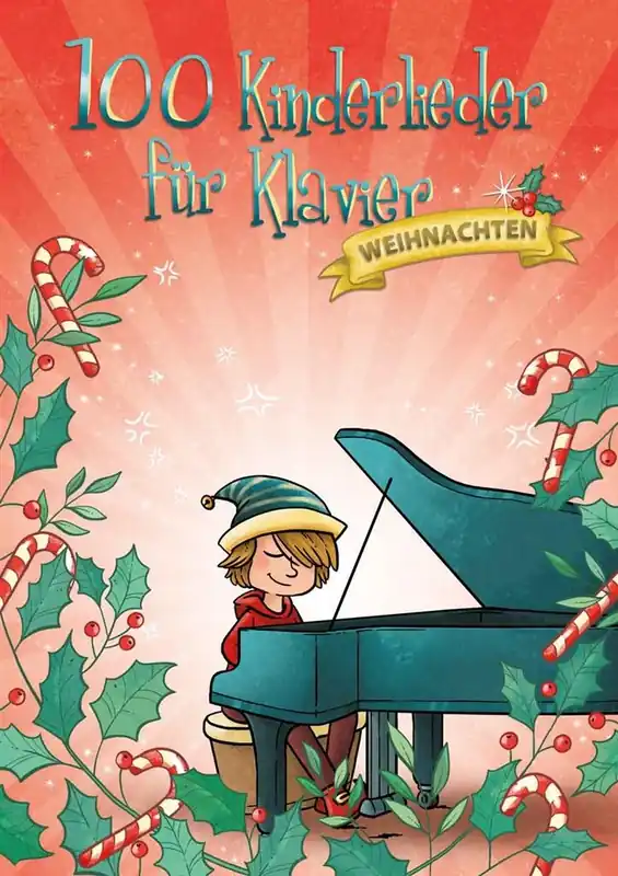 100 Kinderlieder - Weihnachten Klavier BOE8018 Geprüft
