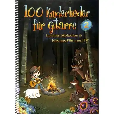 100 Kinderlieder Gitarre 2 Hits aus Film und TV BOE7963 Neue Ware
