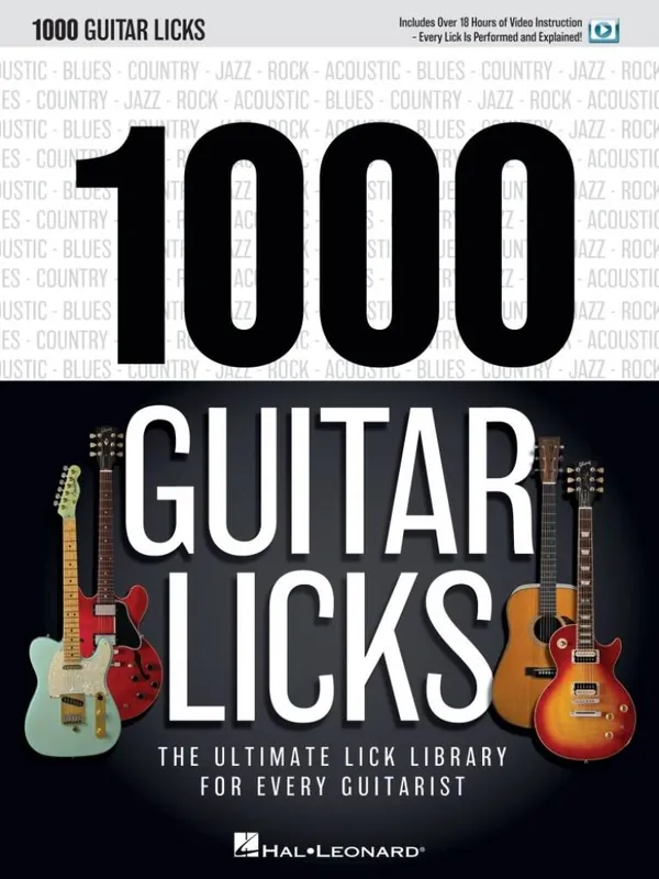 1000 Guitar Licks Audio HL01892088 Kracherpreis