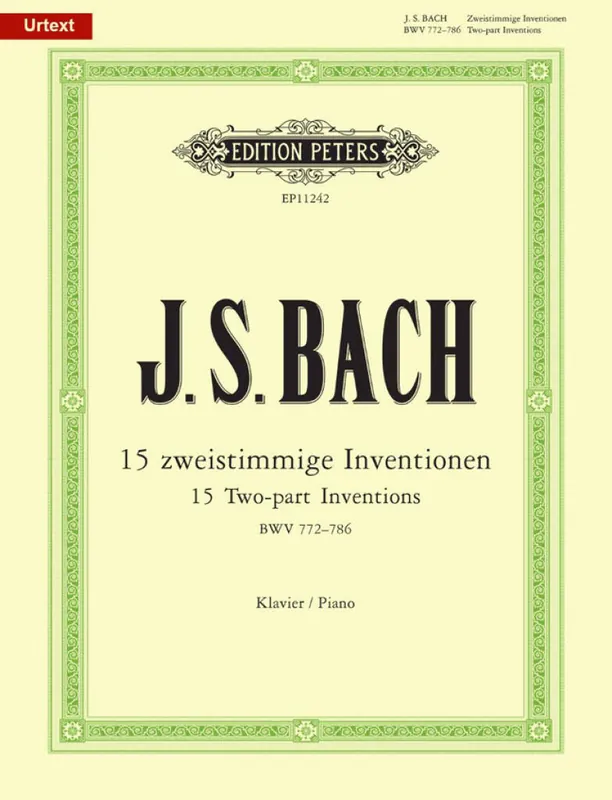 Expressversand Bach 15 Two-Part Inventions Klavier EP11242