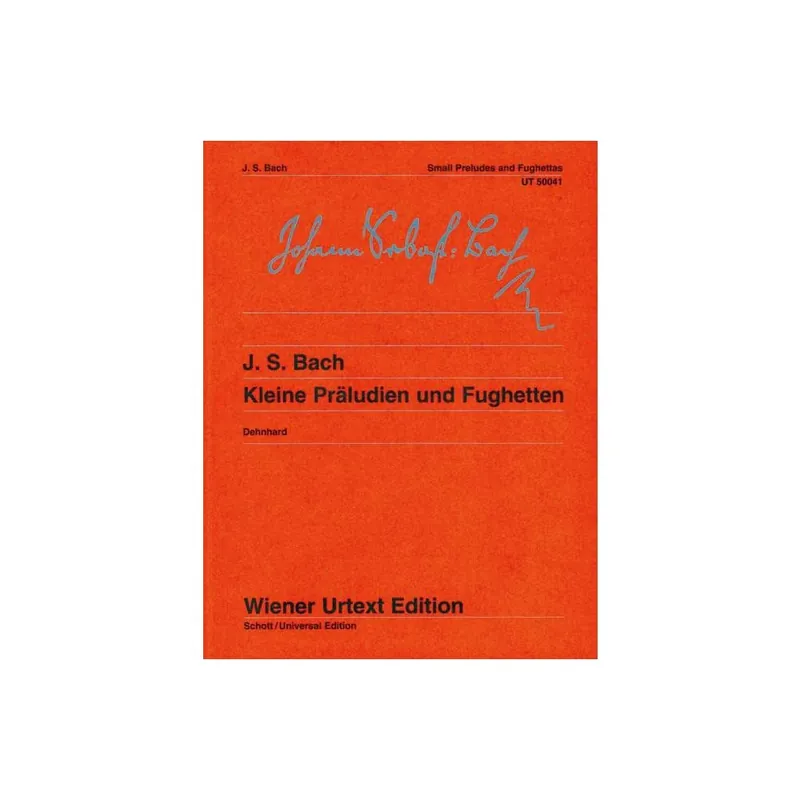 Bach Kleine Präludien und Fughetten Klavier UT50041 Kostenloser Versand