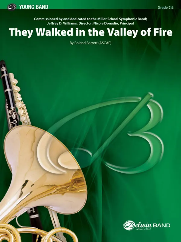Aktuell Barrett They Walked in the Valley of Fire Concert Band ALF44911