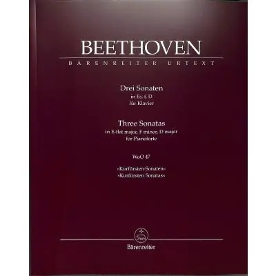 Preiswert Beethoven 3 Sonaten WOO 47 - Kurfürsten Sonaten BA11801