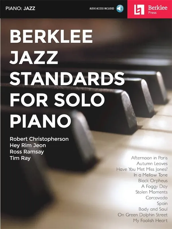 Berklee Jazz Standards for Solo Piano + Audio HL00160482 Preiswert
