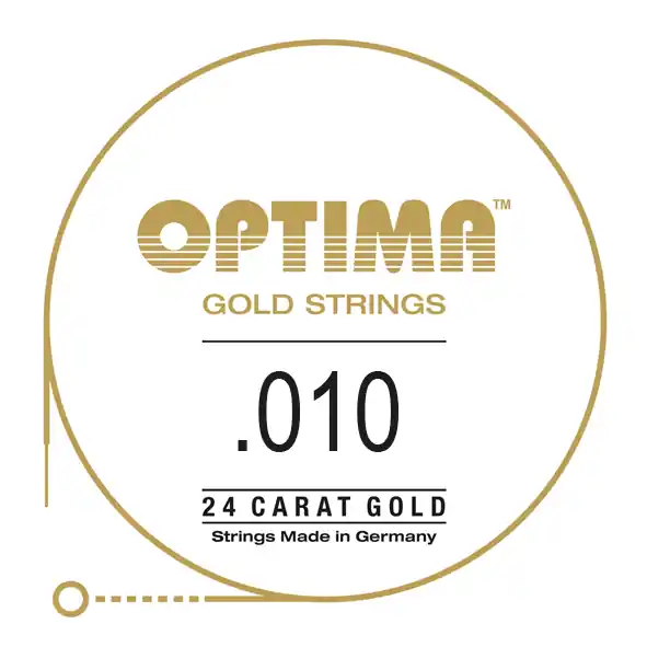Gold Einzelsaite 010 plain Sofort Bestellen