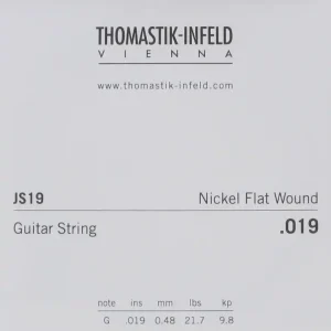 Schnäppchen JS19 Nickel Flatwound 019w