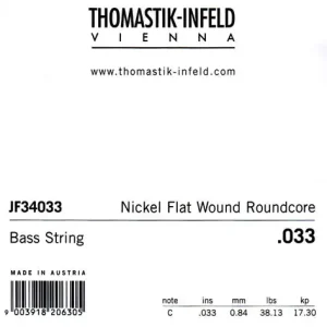 JF34033 High C Flatwound .033 Geprüft