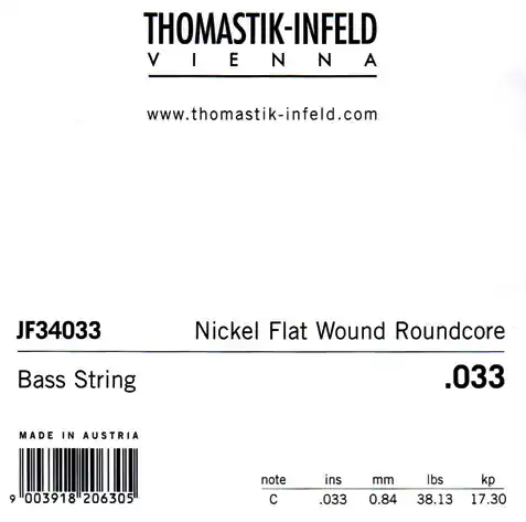 JF34033 High C Flatwound .033 Geprüft