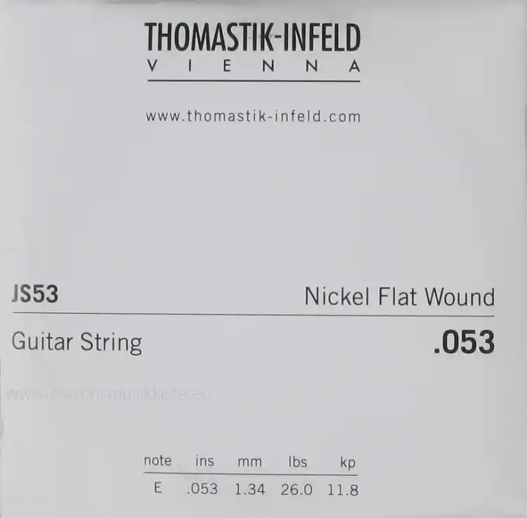 JS53 Nickel Flatwound 053w Mega-Angebot