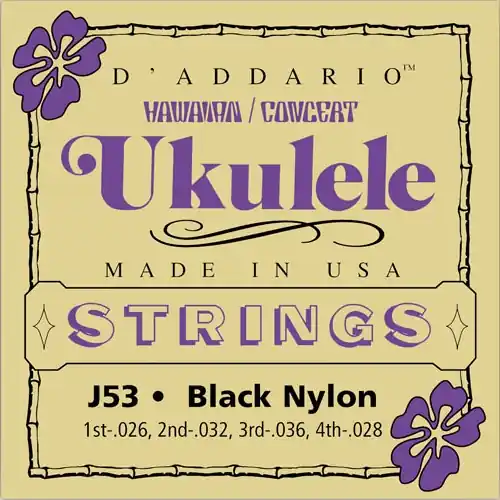 Neu J53 Hawaiian Concert Black Nyl