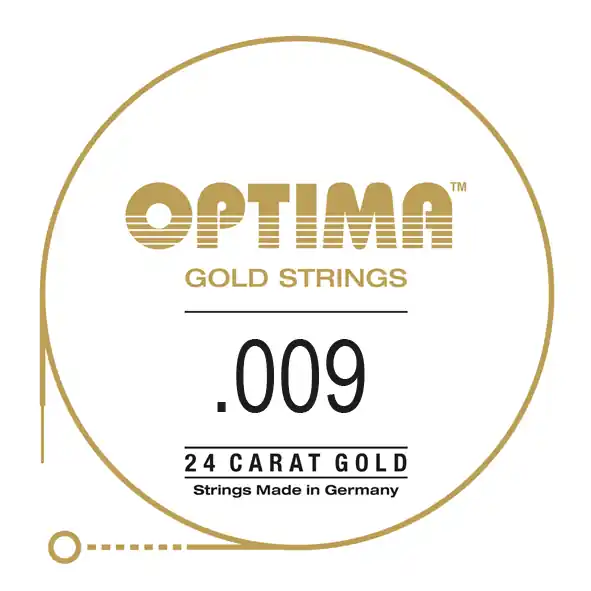 Gold Einzelsaite 009 plain Top-Angebot