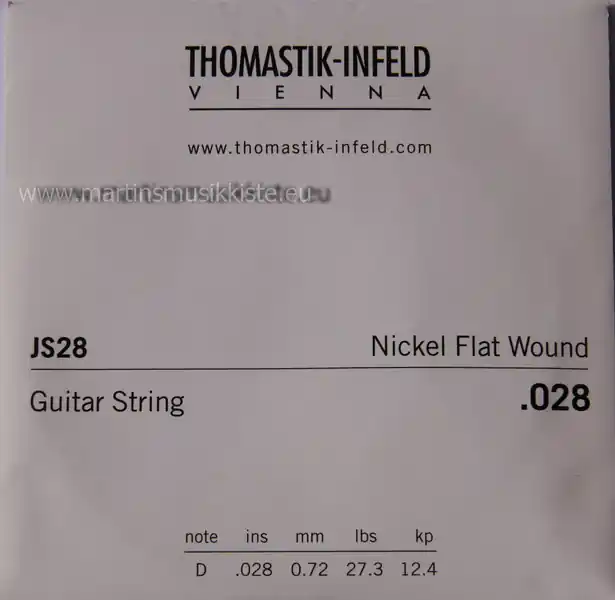 Kracherpreis JS28 Nickel Flatwound 028w
