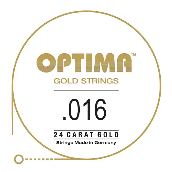 Gold Einzelsaite 016 plain Top-Preis