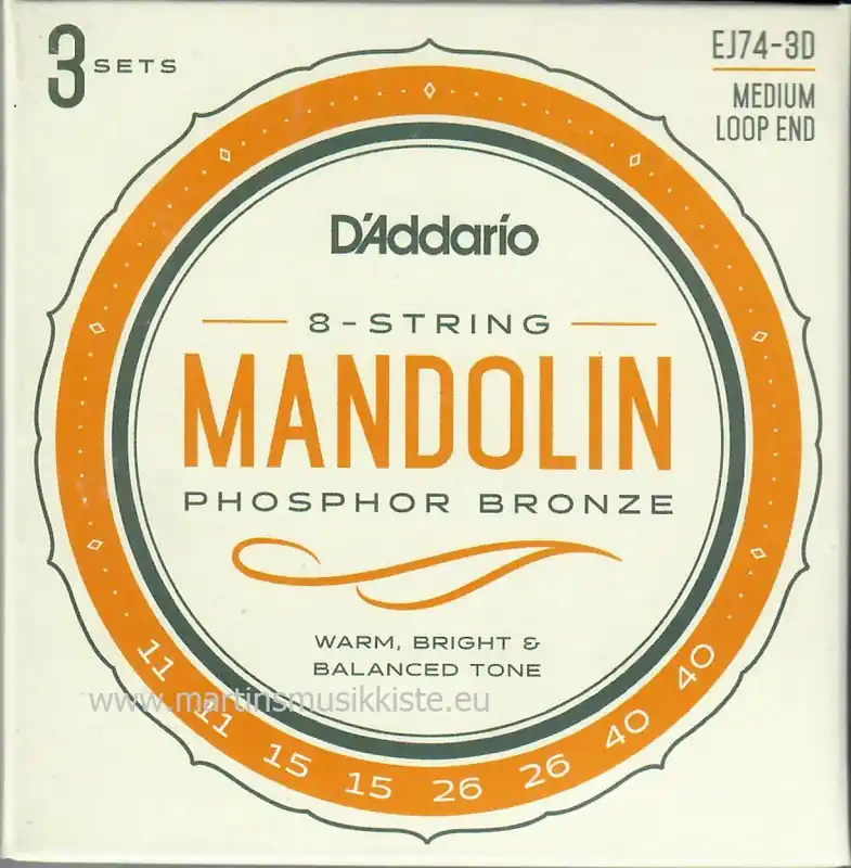 Beliebt EJ74-3D Mandolin Ph Br 11-40