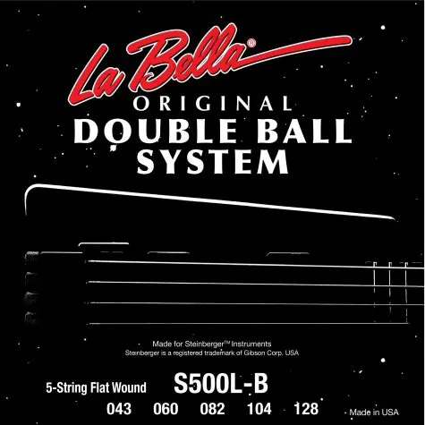 Top-Angebot S500L-B 5S DB Flatwound Steinb