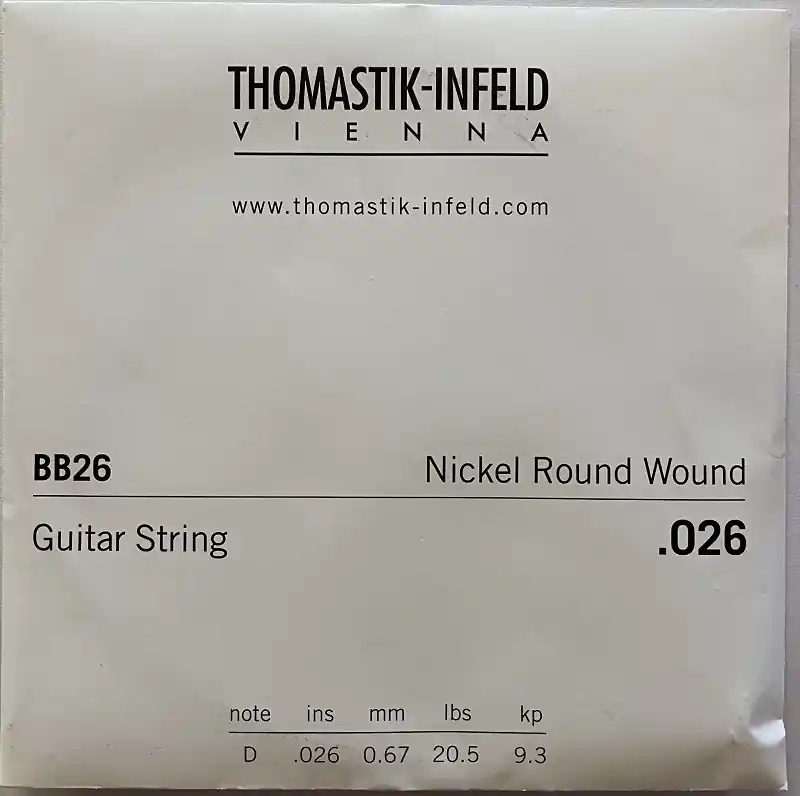 Wochenendangebot BB26 Nickel Round Wound 026w