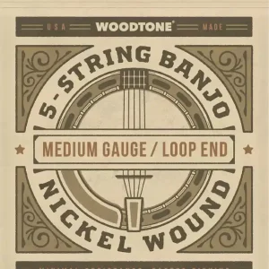 Sonderangebot Medium Nickel 5S Banjo 11-24