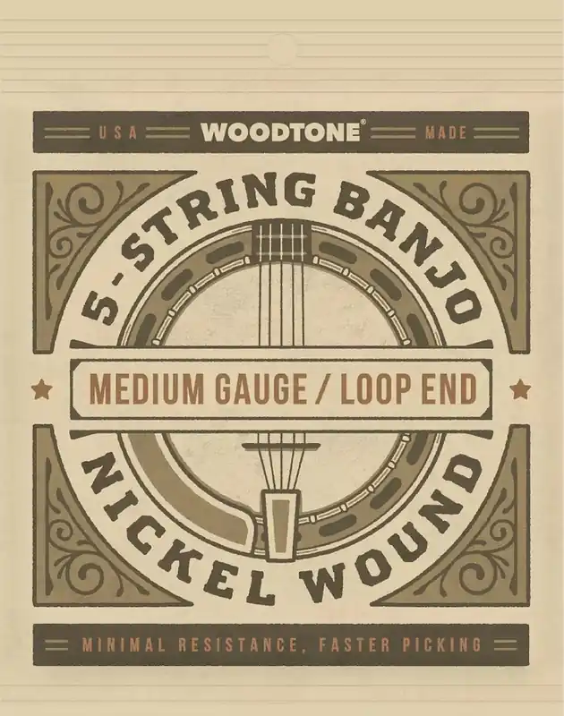 Sonderangebot Medium Nickel 5S Banjo 11-24