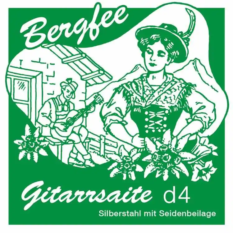 Neue Ware 1764 Bergfee D4 Einzelsaite