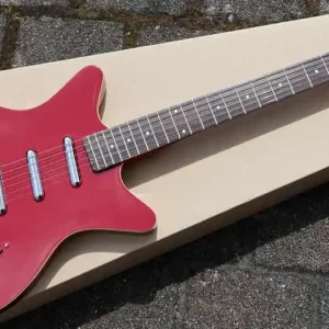 Rabatt 59 Triple Divine Guitar red