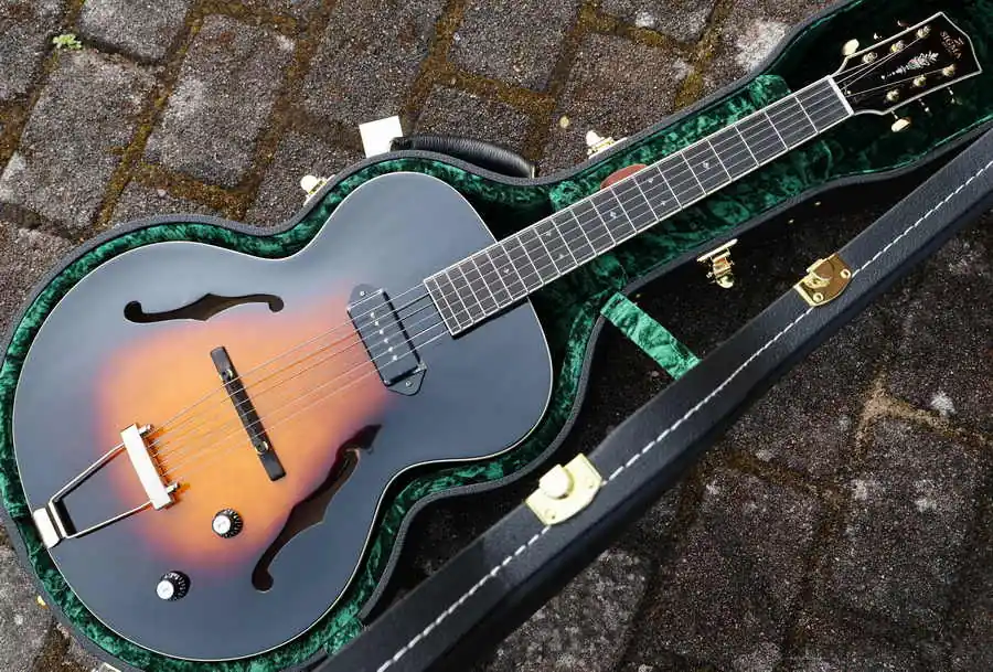 SATA400E archtop all solid P90 Gratis Versand