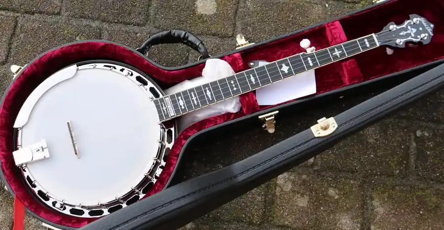OB-3 Prewar 5S Banjo mit Case Finale Aktion