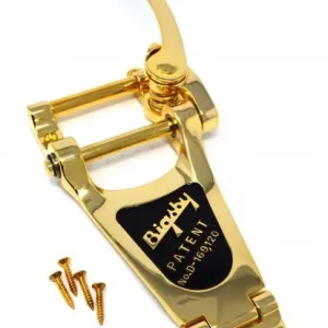 B7 gold Bigsby Schriftzug Geprüft