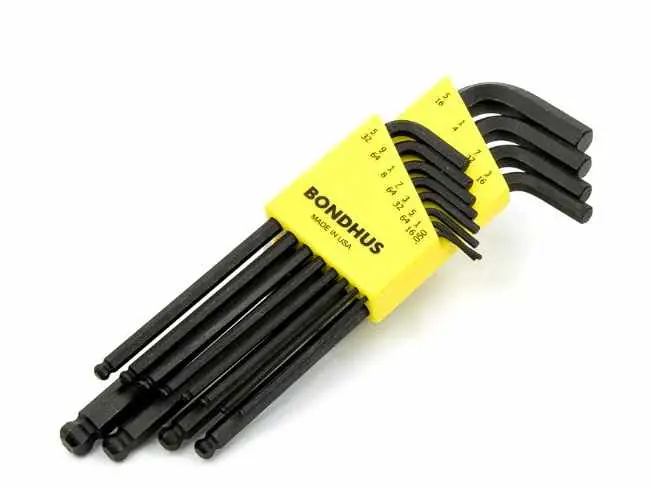 Allen Wrench Set 12 Stück Inch Schnäppchen