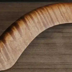 Echt CurlyMaple Honey Amber Armrest