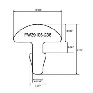FL39106-236P3 3 Stäbe 60,96cm Kostenloser Rückversand