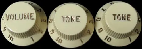 Expressversand Guitar Knobs Aged White Strat