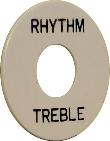 Aktuell Rhythm Treble Plate weiß