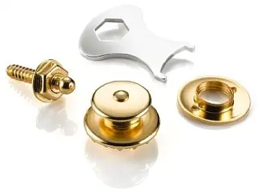 Preisknaller E-Gitarre Security Lock Gold