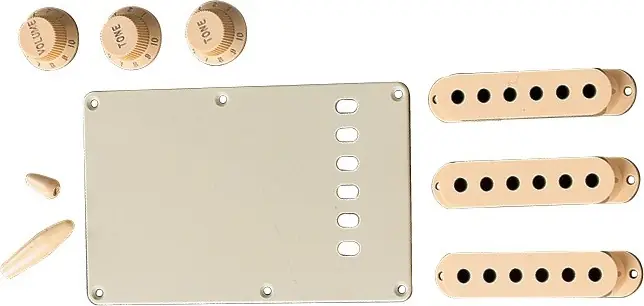 Saisonangebot Accessory Kit aged white Strat