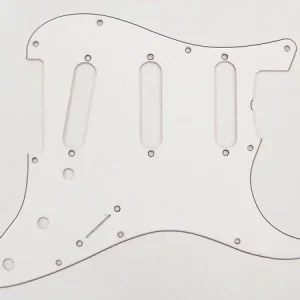 Preis Gesenkt 62 Strat Pickguard 3-ply w-b-w