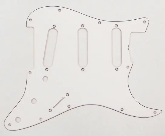 Preis Gesenkt 62 Strat Pickguard 3-ply w-b-w
