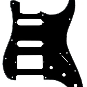 Kracherpreis Pickguard Strat HSS 3 lagig bk