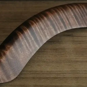 Curly Maple Brown Maha Armrest Heißes Angebot