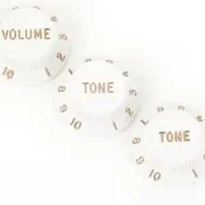 Volume Tone Knobs Strat White Top-Seller