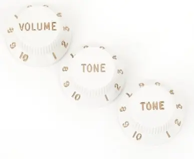Volume Tone Knobs Strat White Top-Seller