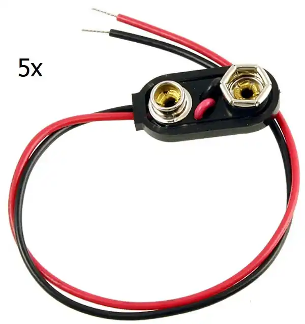 Sonderangebot EP-0249-000 9V Batterieclips 5