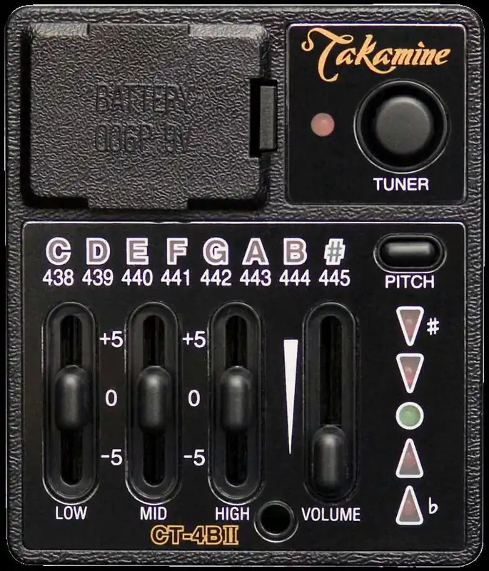 CT4B II Preamp Takamine Japan Kostenfreie Lieferung